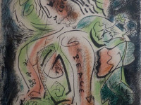 Sala Surrealismo - Masson Andre - Love Pace - Litografia EA - 54 x 42 cms